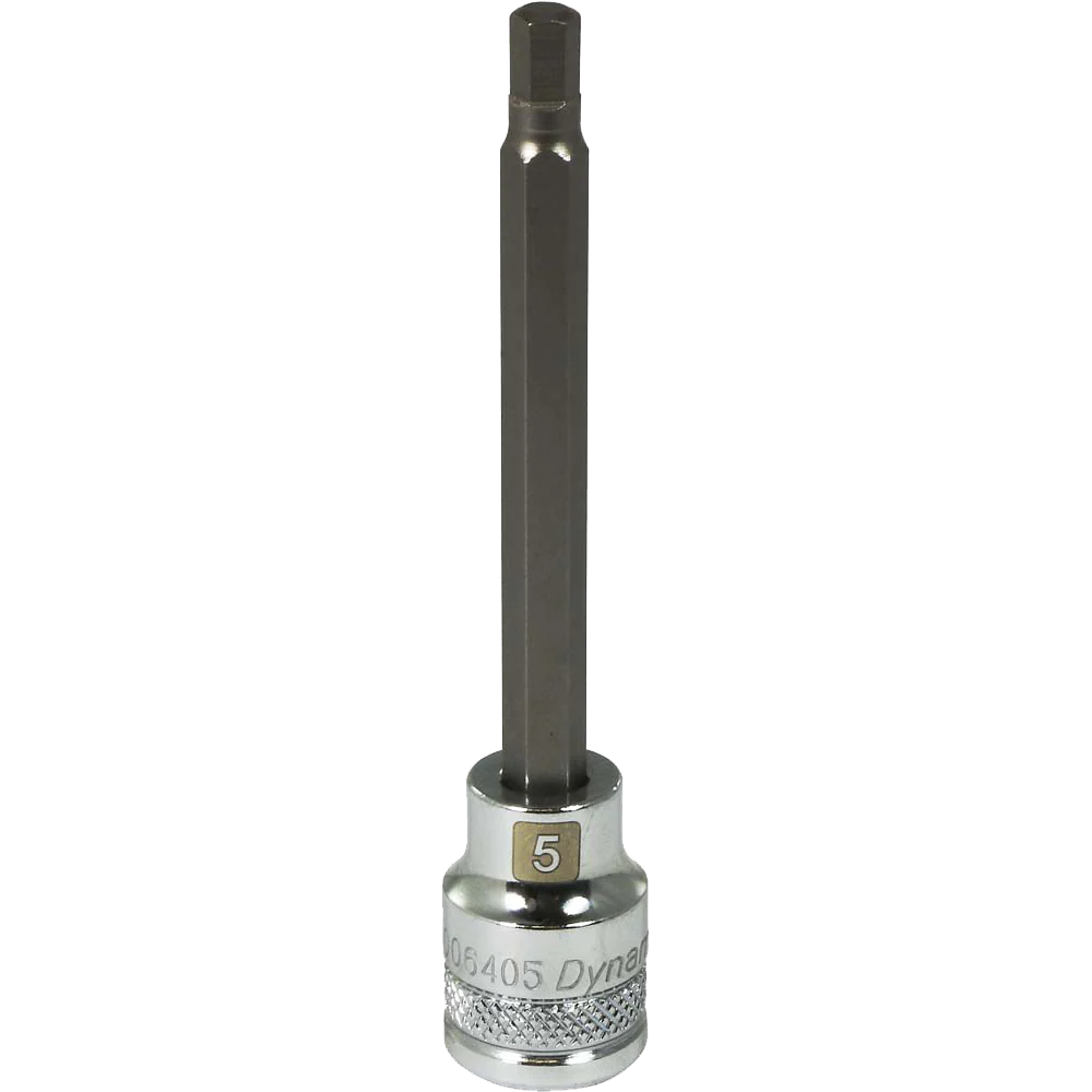 Dynamic 3/8" Drive Metric Long length Hex Head Chrome Bit Sockets - Image 2