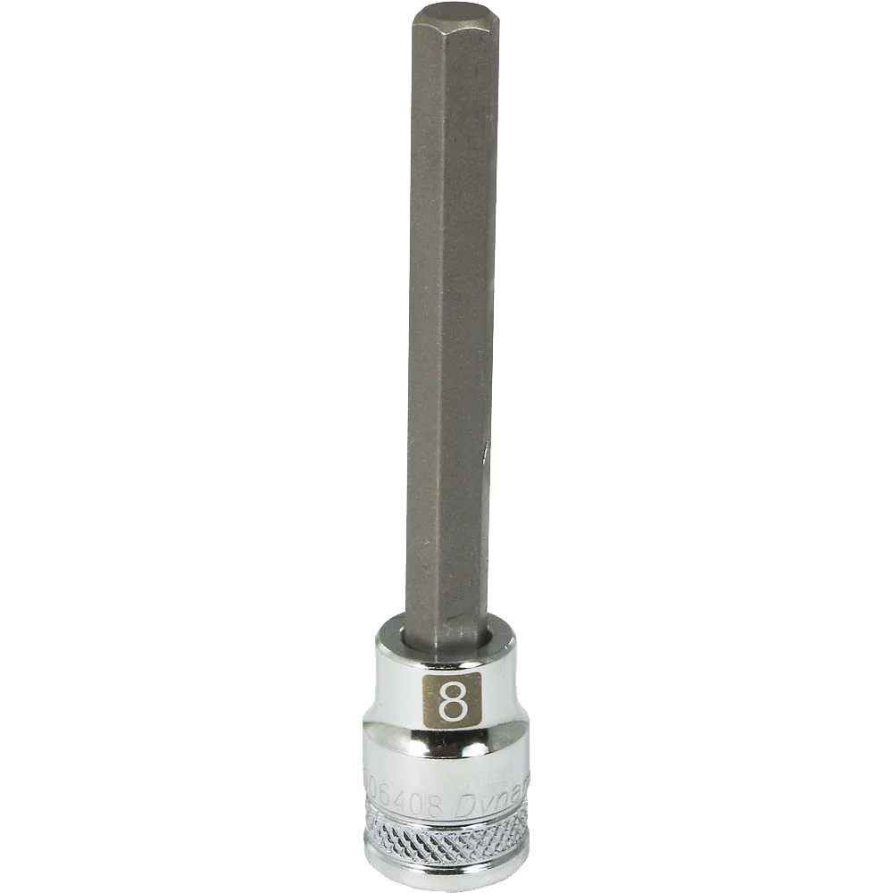 Dynamic 3/8" Drive Metric Long length Hex Head Chrome Bit Sockets - Image 4