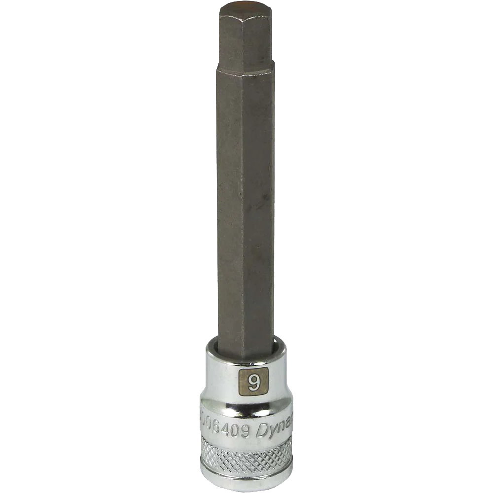 Dynamic 3/8" Drive Metric Long length Hex Head Chrome Bit Sockets - Image 5