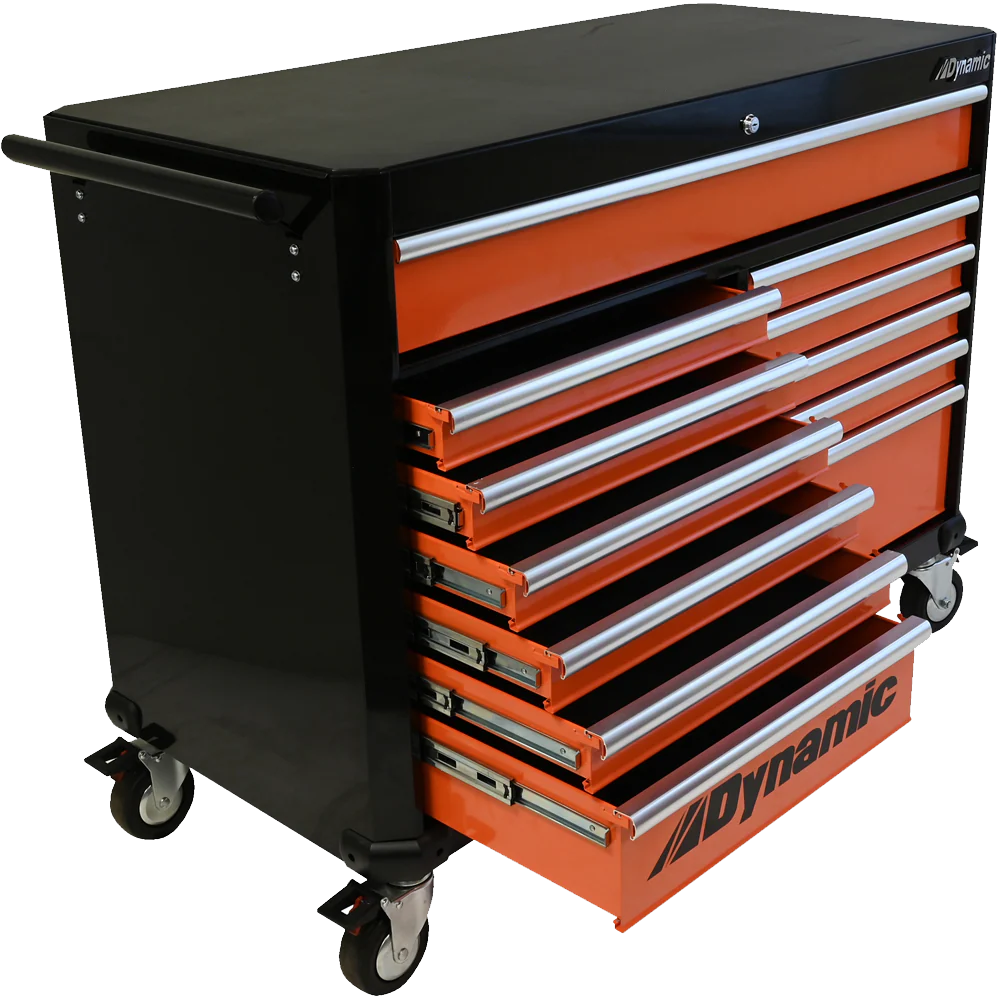 Dynamic 53" 12 Drawer Roller Cabinet w/ Safety Latches - Image 2