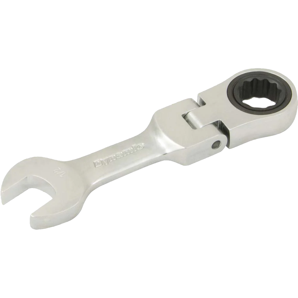 Dynamic SAE Stubby Flex Head Ratcheting Wrenches - Image 3