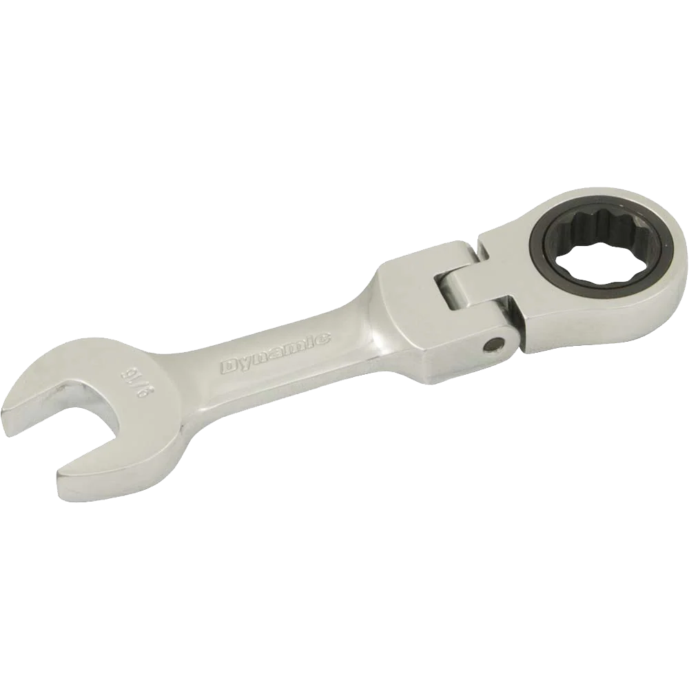 Dynamic SAE Stubby Flex Head Ratcheting Wrenches - Image 5