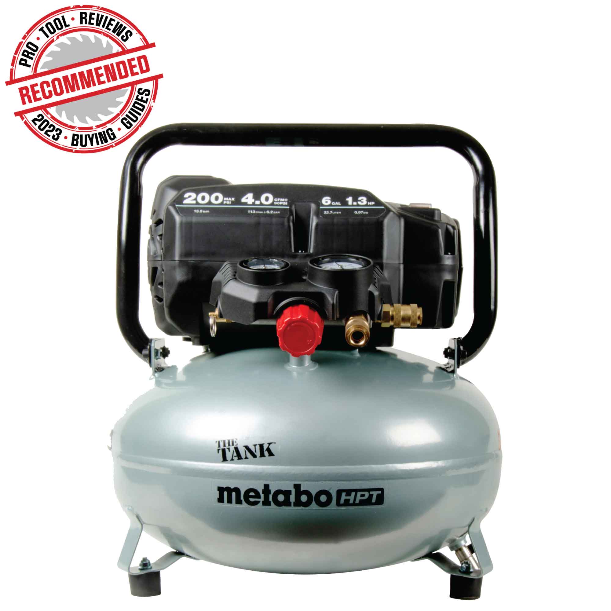Metabo Portable 6 Gallon Oil-Free Pancake Compressor 2.8CFM