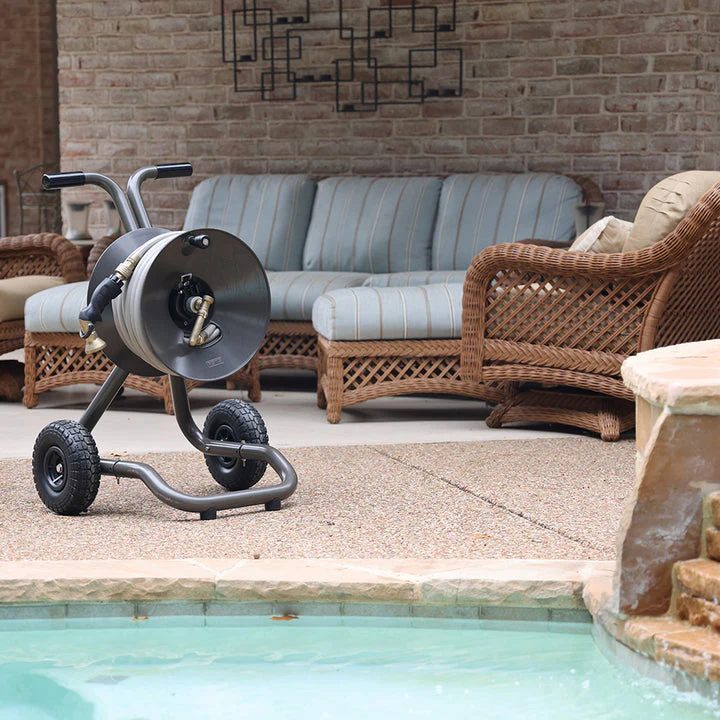Eley 2-Wheel Garden Hose Reel Cart - Image 7