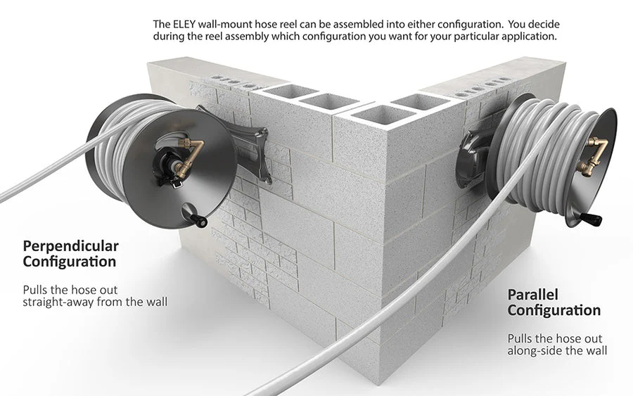 Eley Wall Mount Garden Hose Reel - Image 8
