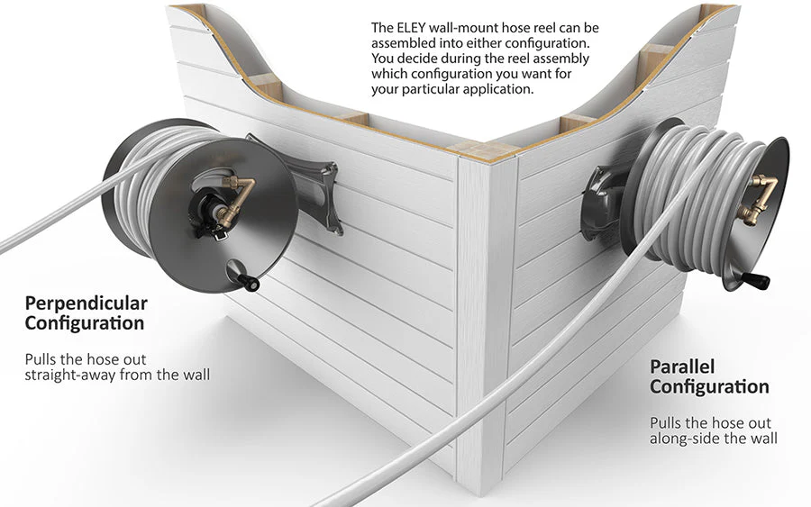 Eley Wall Mount Garden Hose Reel - Image 9