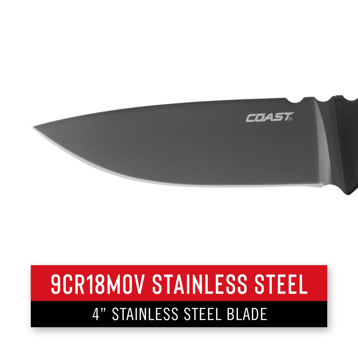 Coast F402 Stainless Steel Fixed Blade Knife - Image 2