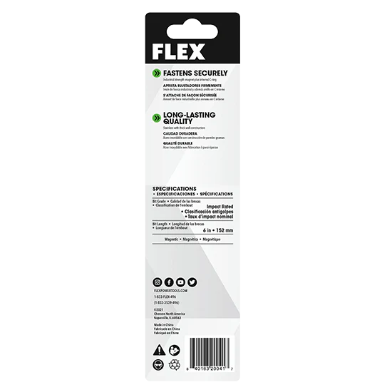 FLEX 1/4" x 6" Magnetic Bit Holder Extension - Image 4