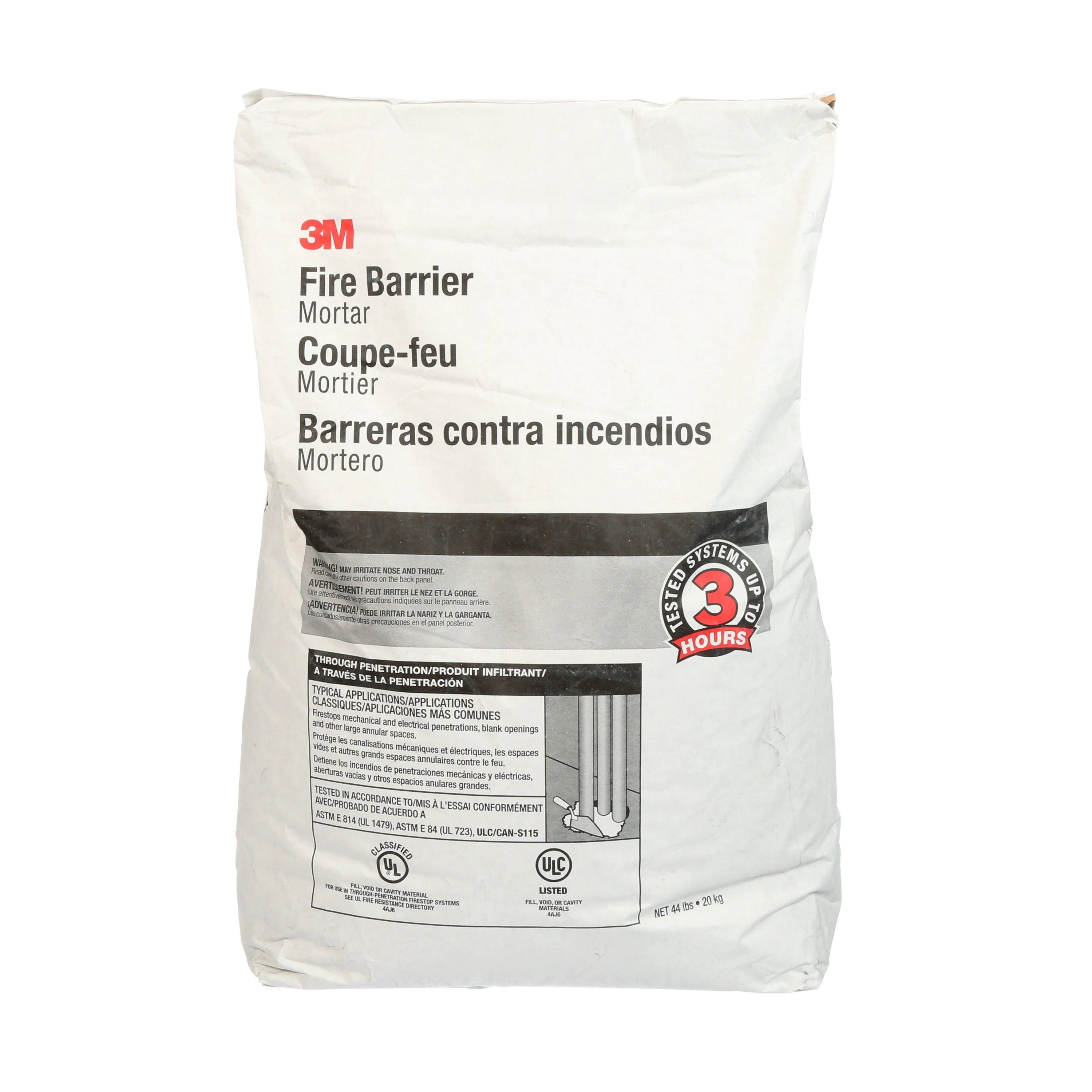 3Mâ„¢ Cementitious Fire Barrier Mortar - 44 lbs