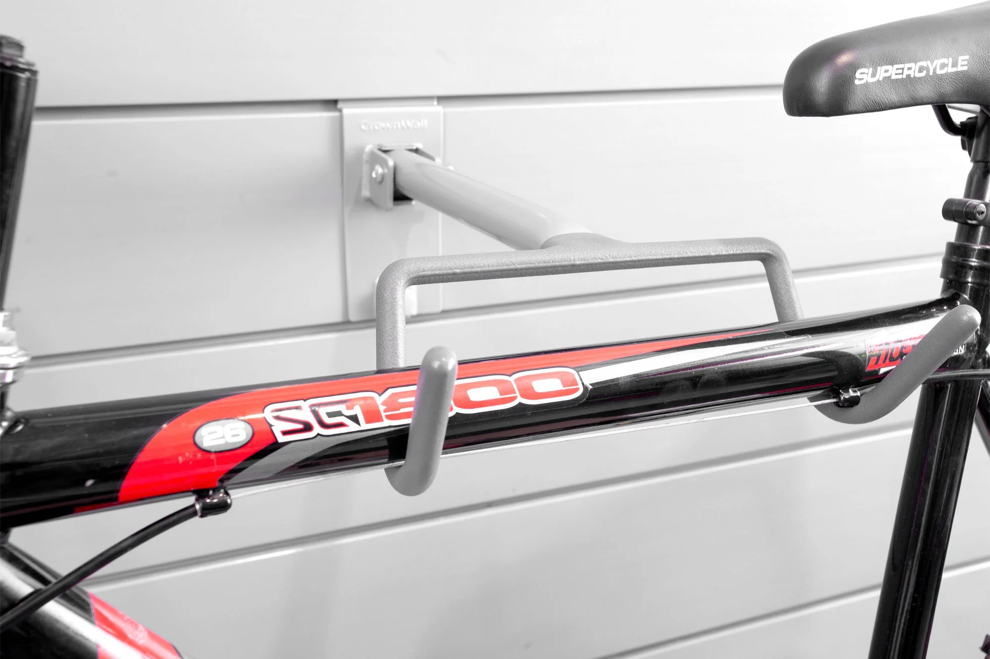 Crownwall Folding Bike Hook Slatwall Accessory - Image 2