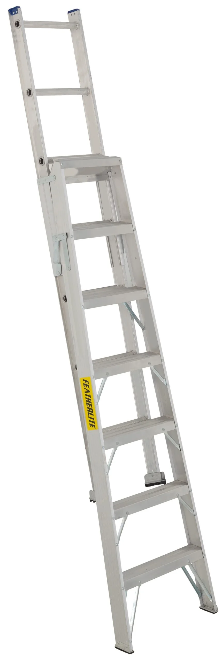 Featherlite Heavy Duty Aluminum Multipurpose Ladder (Type 1) - 7ft - Image 3