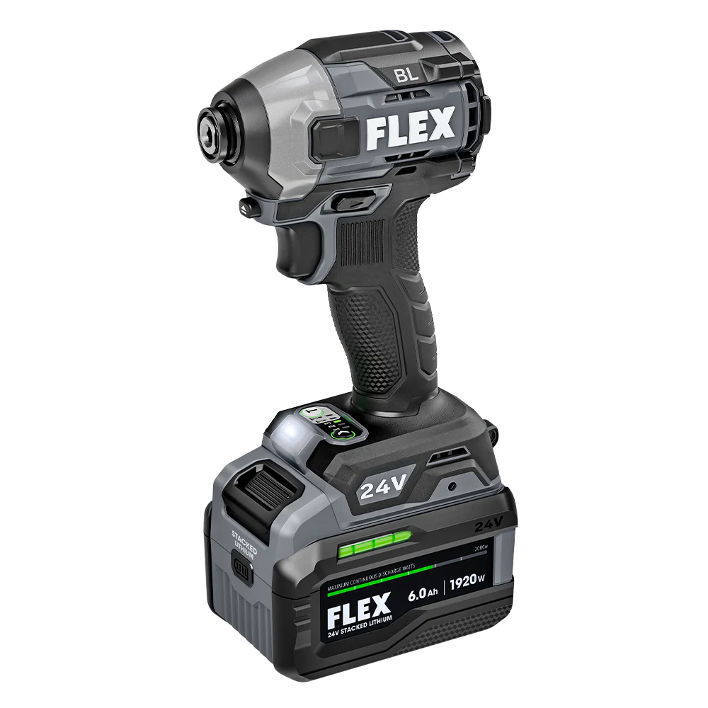 FLEX 24V Brushless 1/4" Quick Eject Multi-Mode Impact Driver Kit - Image 2