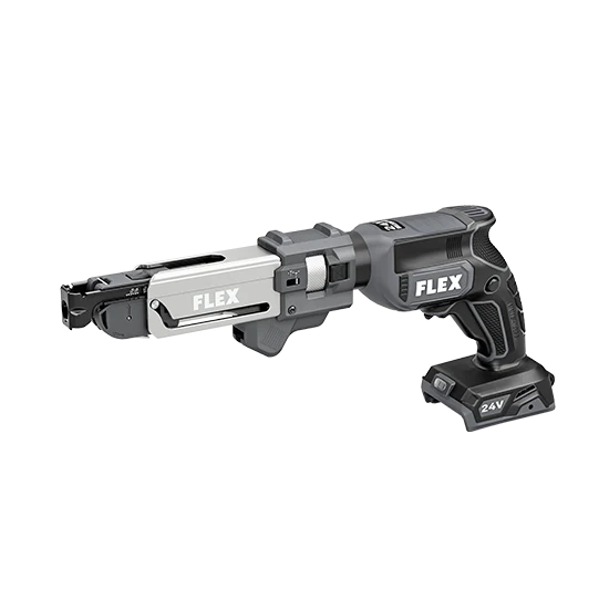 FLEX 24V Brushless Drywall Screw Gun w/ Magazine Attachment - Tool Only