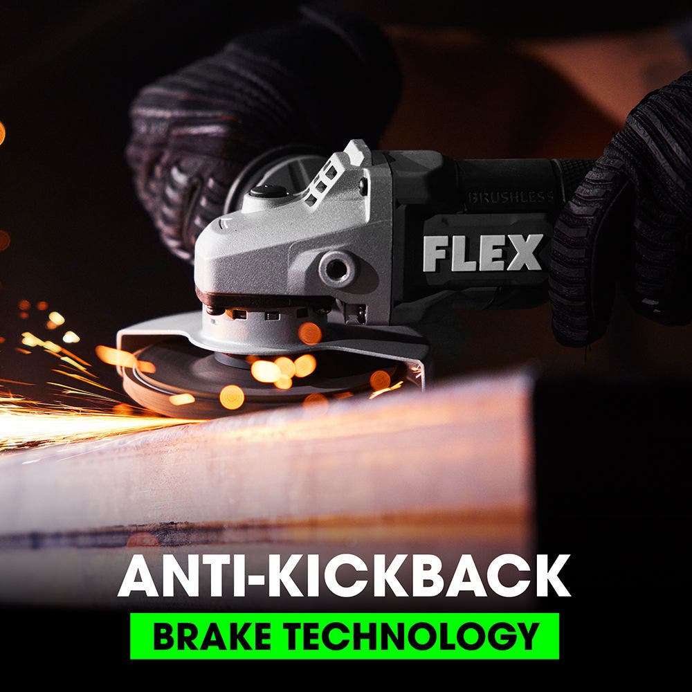 FLEX 24V Brushless 5" Variable Speed Paddle Switch Angle Grinder Kit - Image 5
