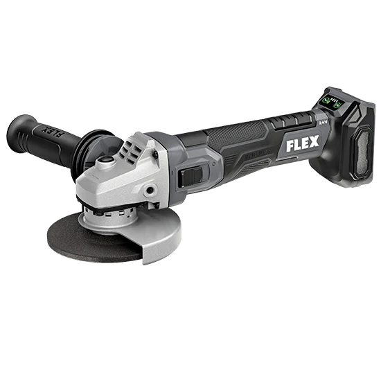 FLEX 24V Brushless 5" Variable Speed Side Switch Angle Grinder - Tool Only