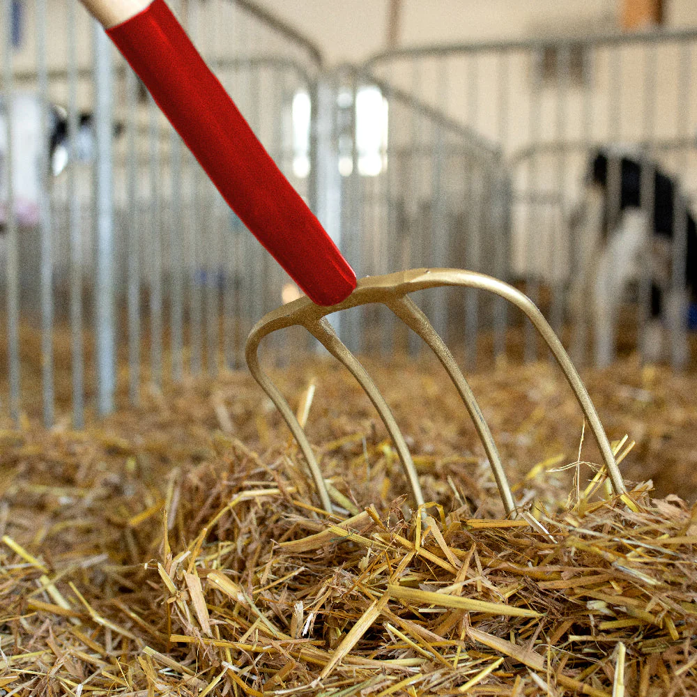 Garant 4-Tine Long Handle Manure Fork - Image 4