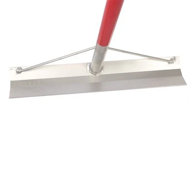 Goldblatt Aluminum Head Concrete Placer w/ 60" Steel Handle - 19½" x 4" - Image 2