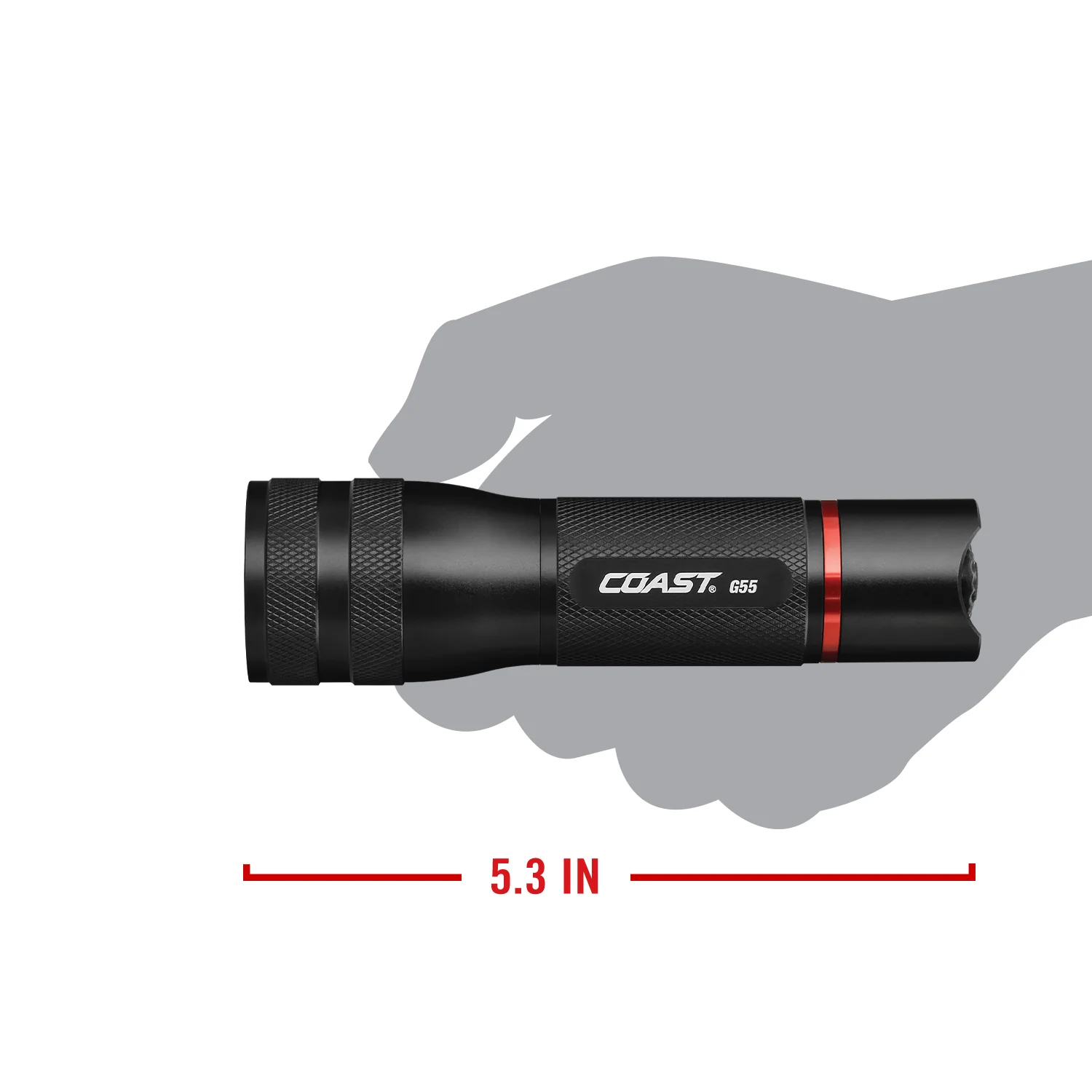 Coast G55 Pure Beam Focusing LED Flashlight - Image 4