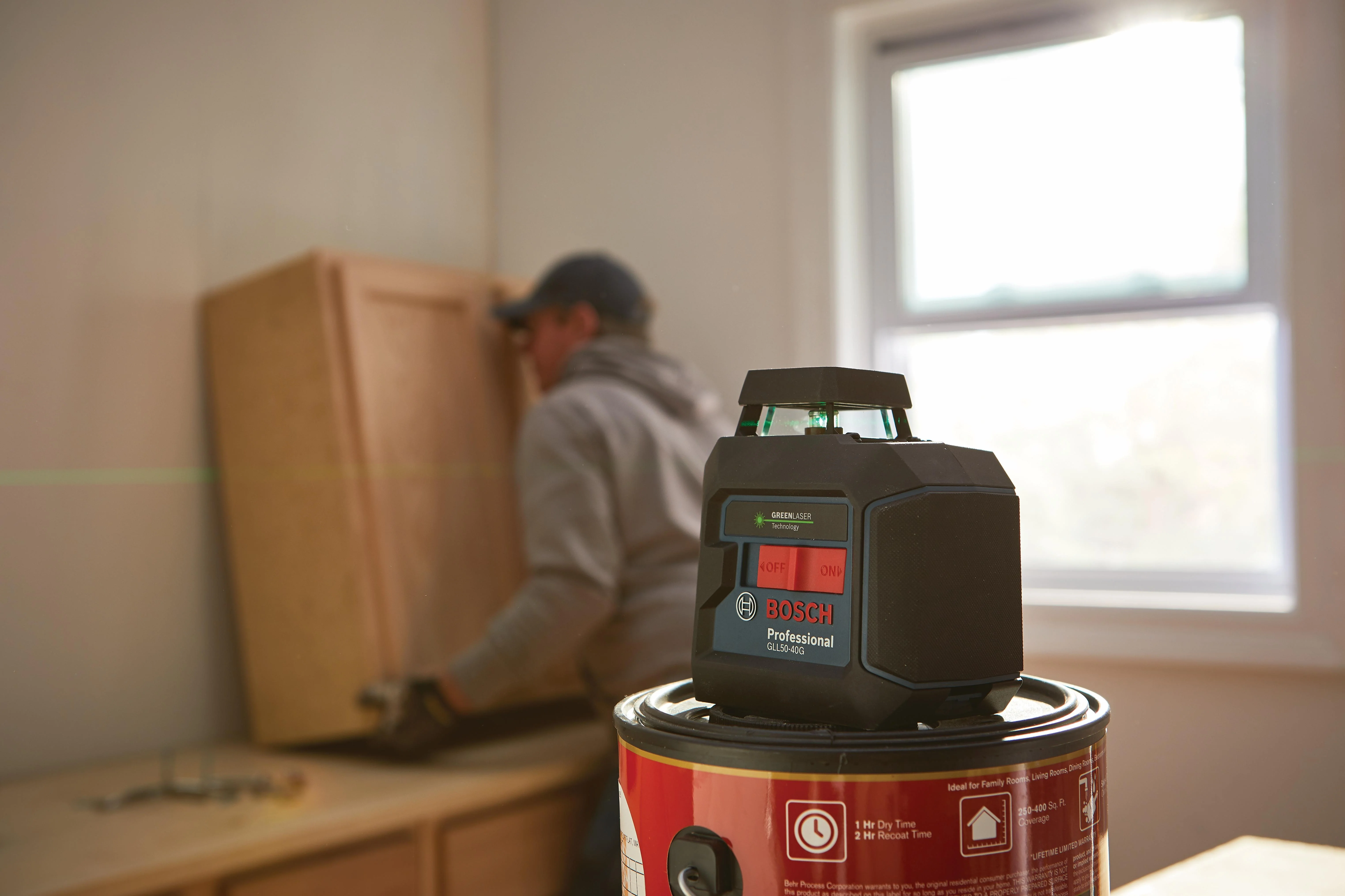 Bosch Green-Beam Self-Leveling 360° Cross-Line Laser - Image 9