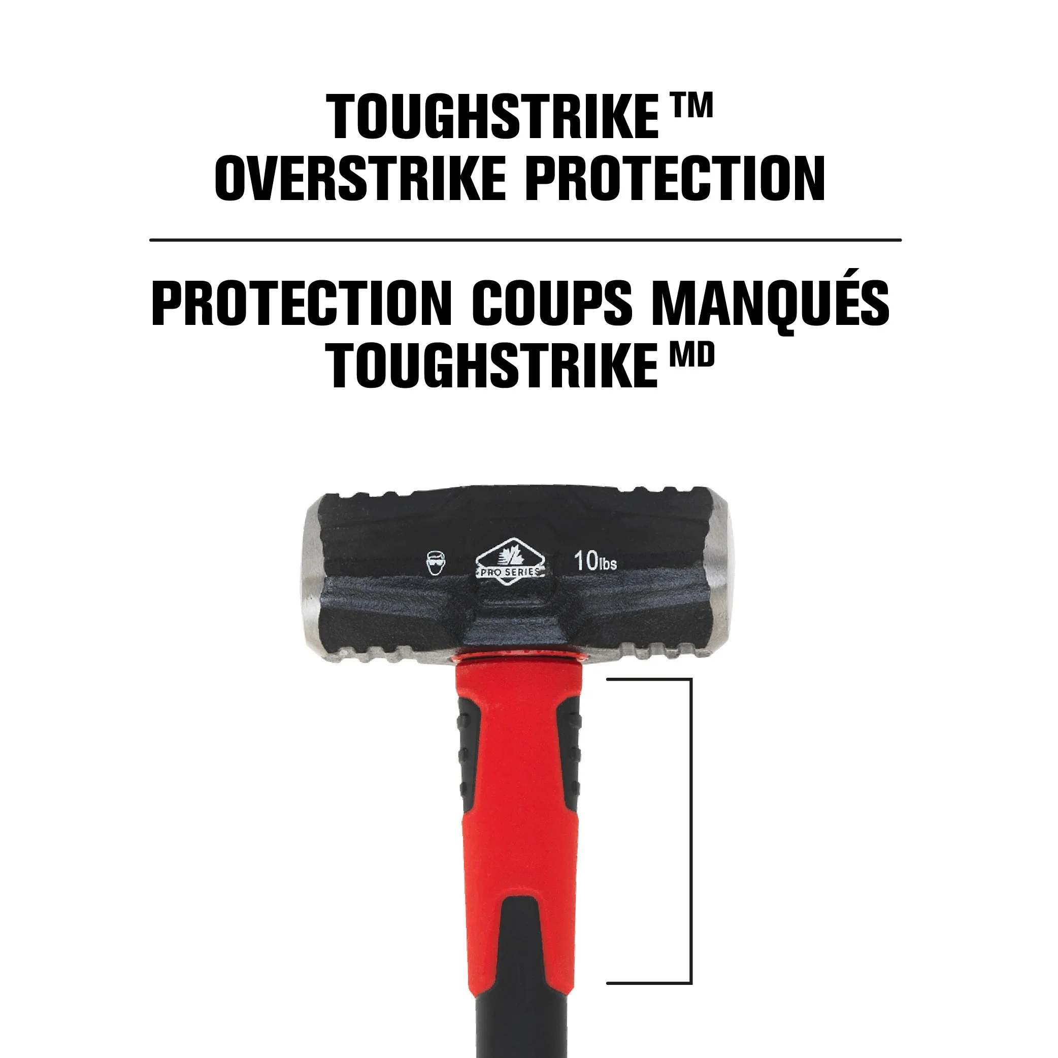 Garant Pro Series Fiberglass Handle Sledge Hammer - 10 lbs - Image 6