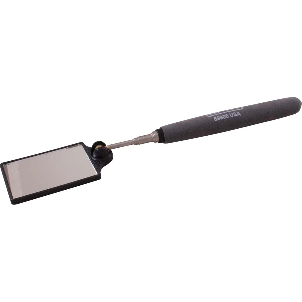 Gray Tools Swivel Head Rectangular Telescopic Inspection Mirror - 2-1/2" x 3-1/2"