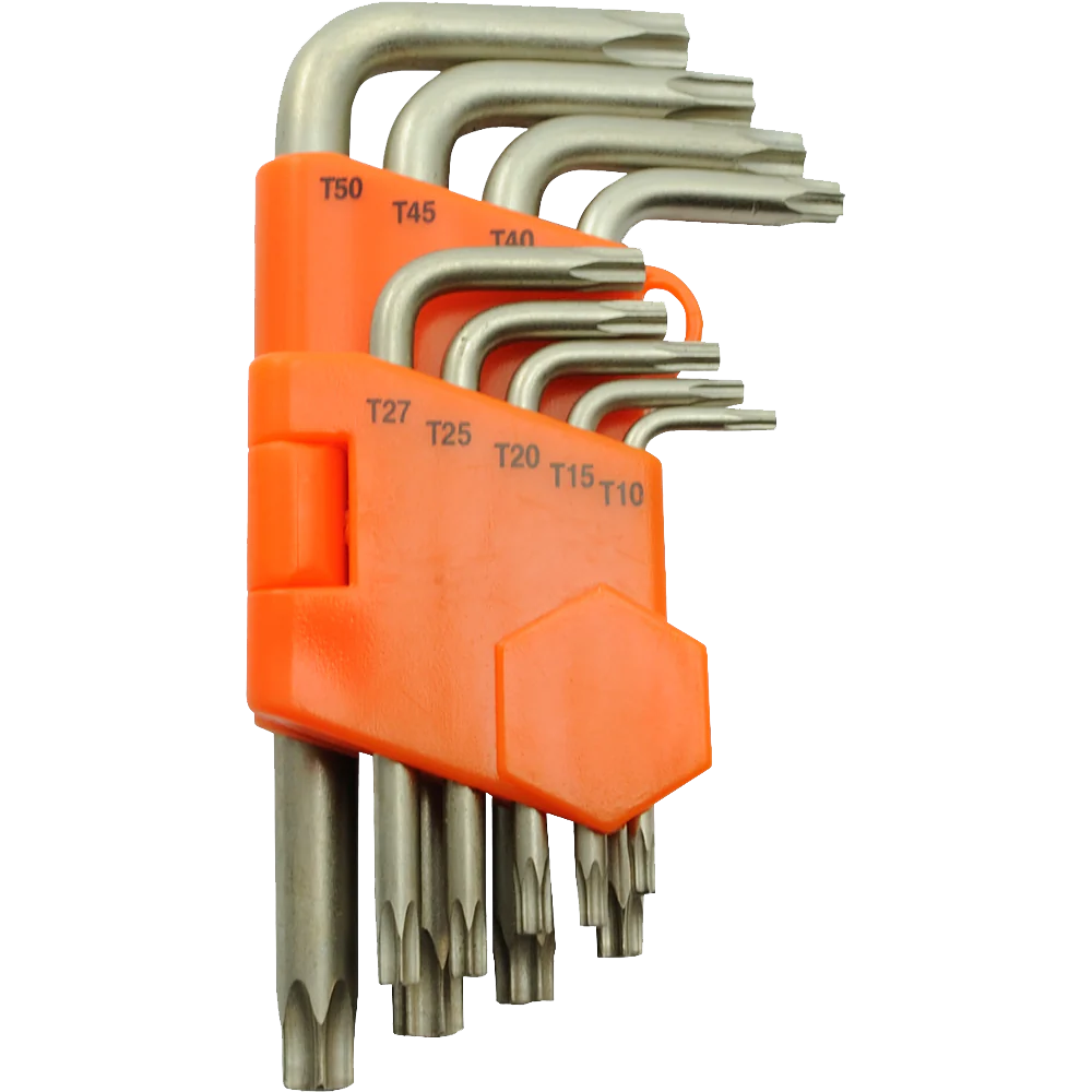 Dynamic 9 pc. Torx Hex Key Set - T10 - T50