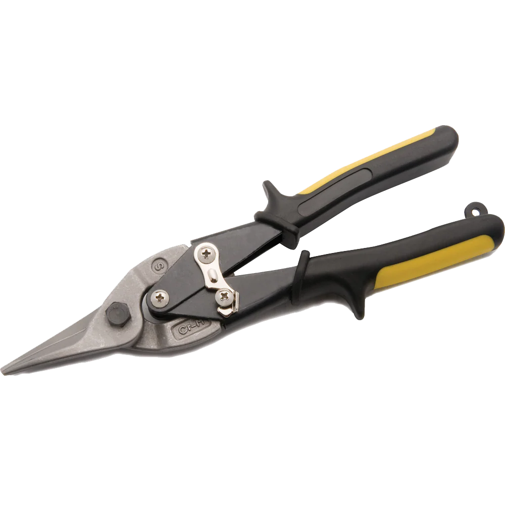 Dynamic 10" Yellow Handle, Straight Cut Aviation Snips