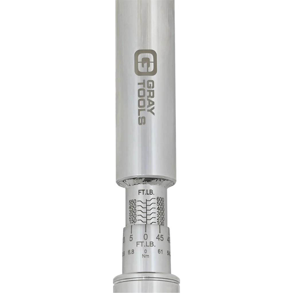 Gray Tools 3/4" Drive, Heavy Duty Micro Adjustable Torque Wrench - Image 3