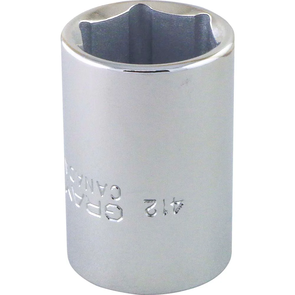 Gray Tools 1/2" Drive, 6 Point Standard Length Chrome SAE Sockets - Image 6