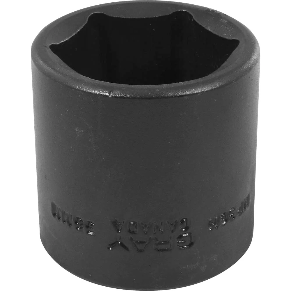 Gray Tools 1/2" Drive, 6 Point Standard Length, Impact Black Industrial Finish Metric Sockets - Image 15