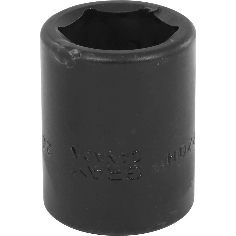 Gray Tools 1/2" Drive, 6 Point Standard Length, Impact Black Industrial Finish Metric Sockets - Image 8