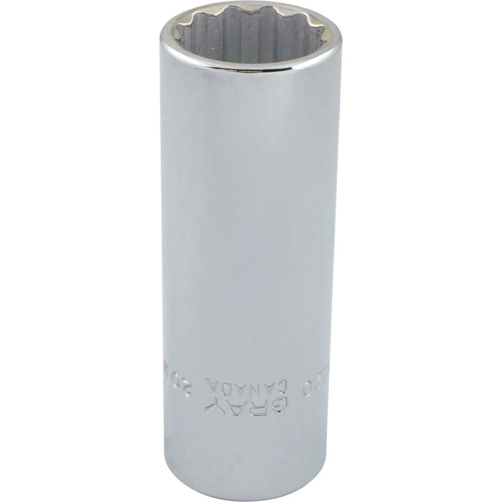 Gray Tools 1/2" Drive, Deep Length 12 Point Metric Sockets - Image 3