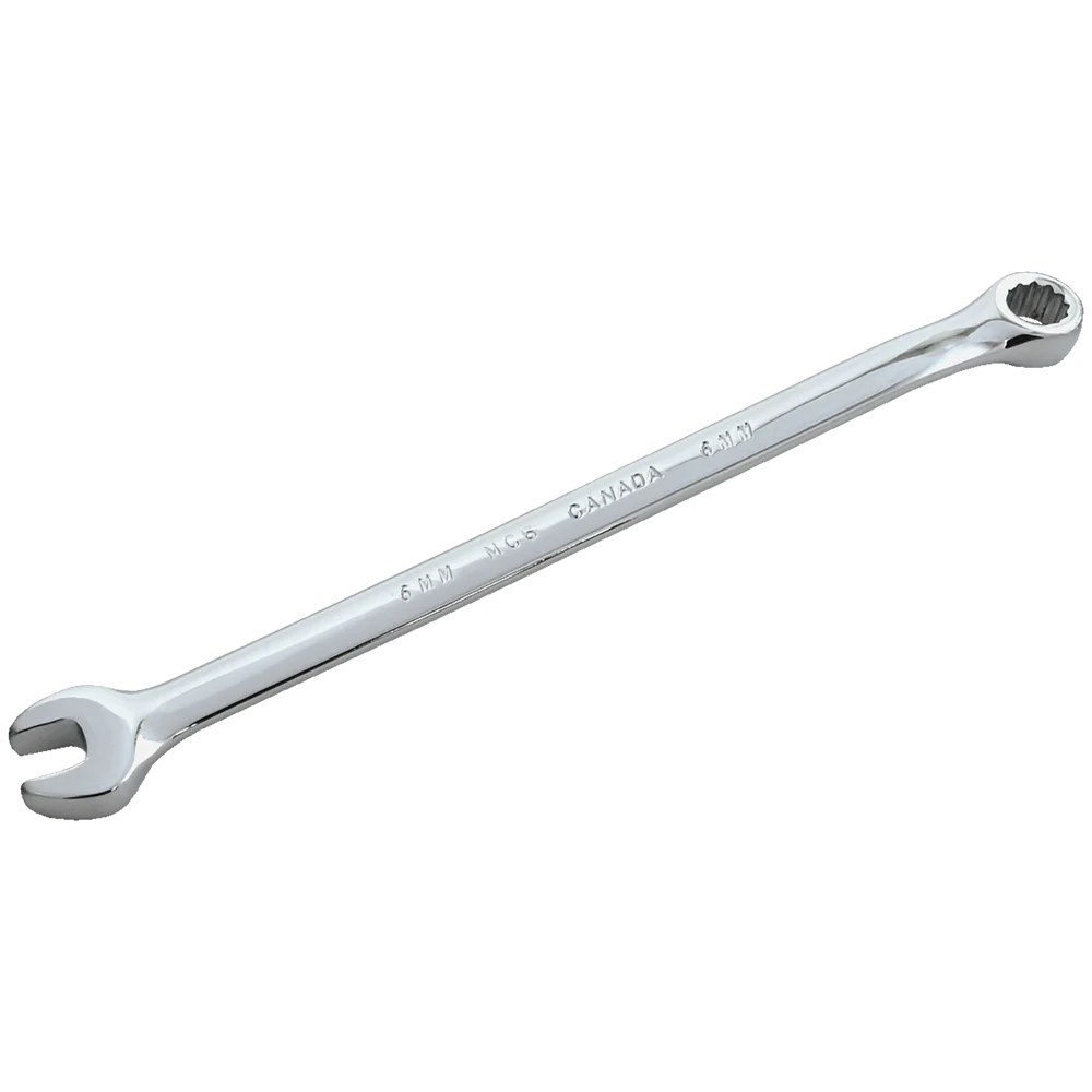 Gray Tools 12 Point, 15° Offset Mirror Chrome Finish, Metric Combination Wrenches