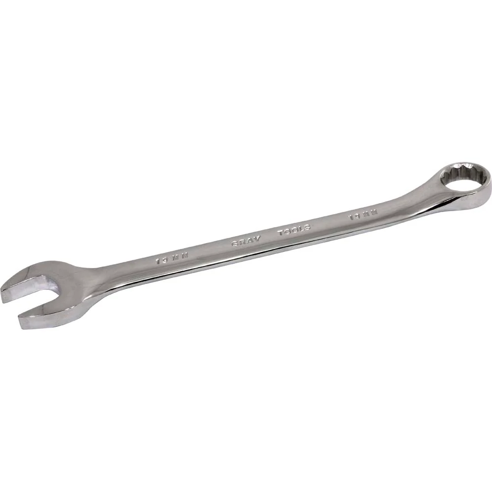 Gray Tools 12 Point, 15° Offset Mirror Chrome Finish, Metric Combination Wrenches - Image 13