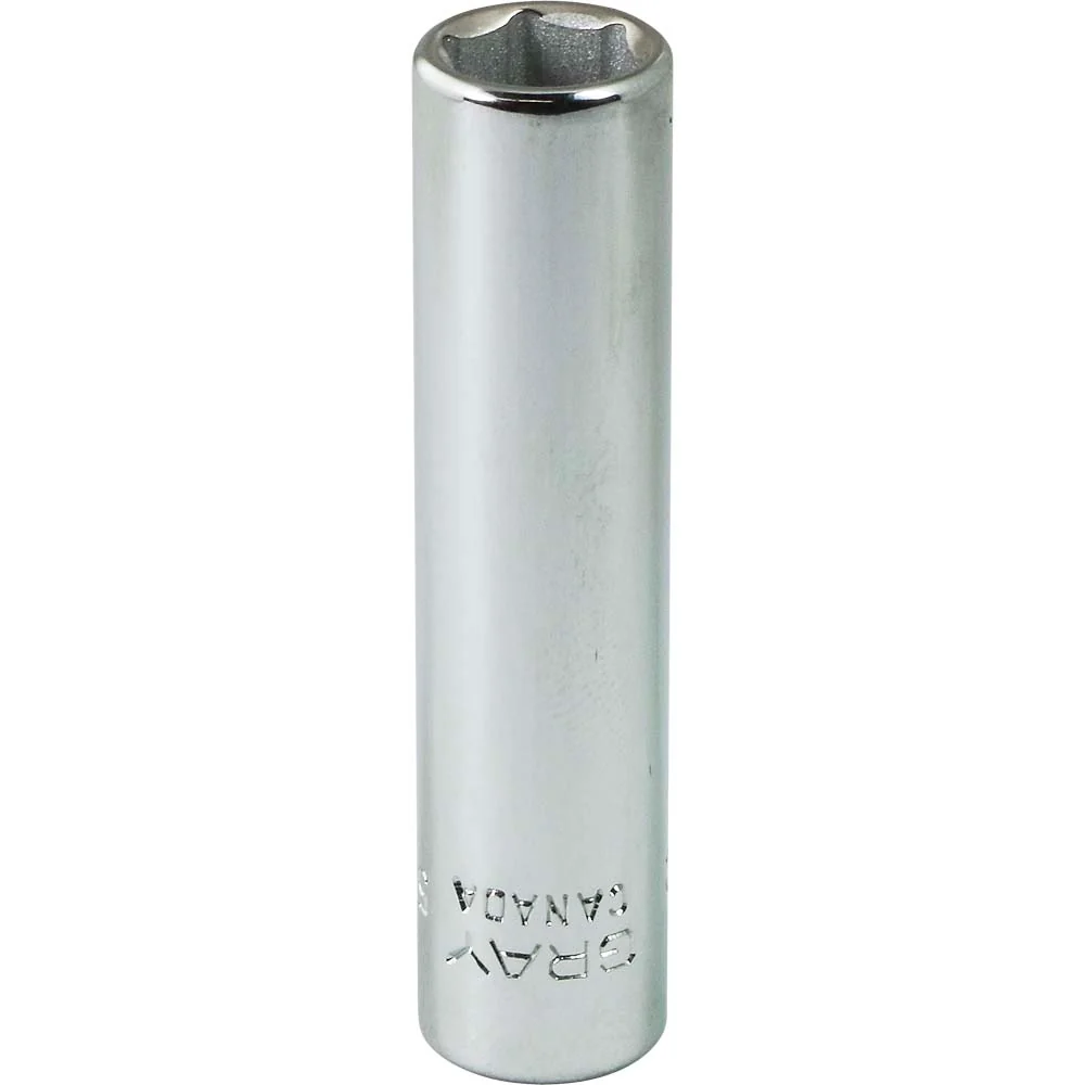 Gray Tools 1/4" Drive, 6 Point Deep Length SAE Sockets - Image 2