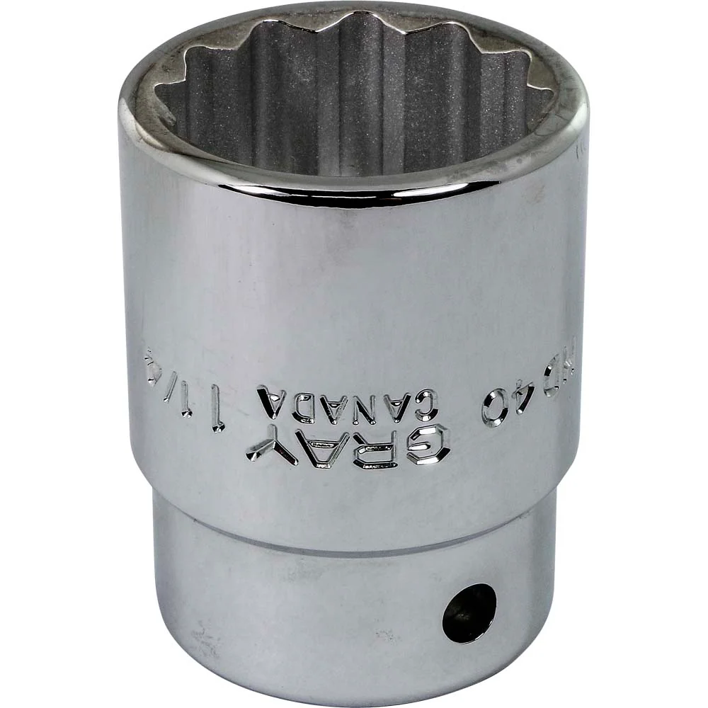 Gray Tools 3/4" Drive, 12 Point Standard Length SAE Sockets - Image 3
