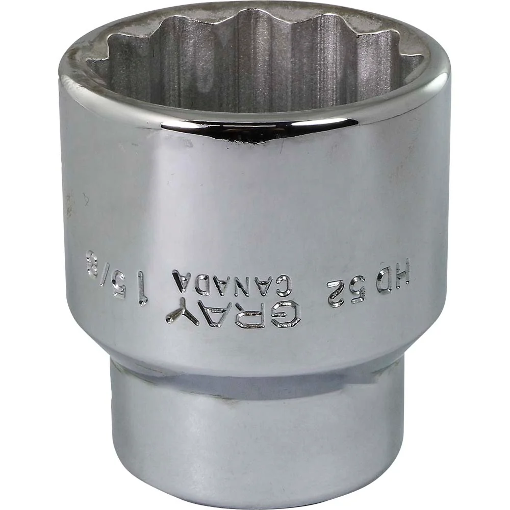 Gray Tools 3/4" Drive, 12 Point Standard Length SAE Sockets - Image 4
