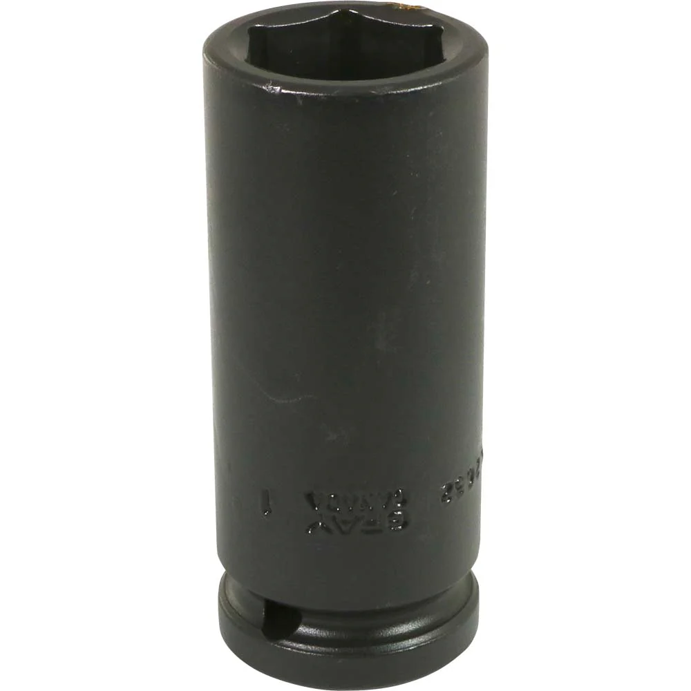 Gray Tools 3/4" Drive, 6 Point Impact Black Industrial Finish, Deep Length SAE Socket - Image 5