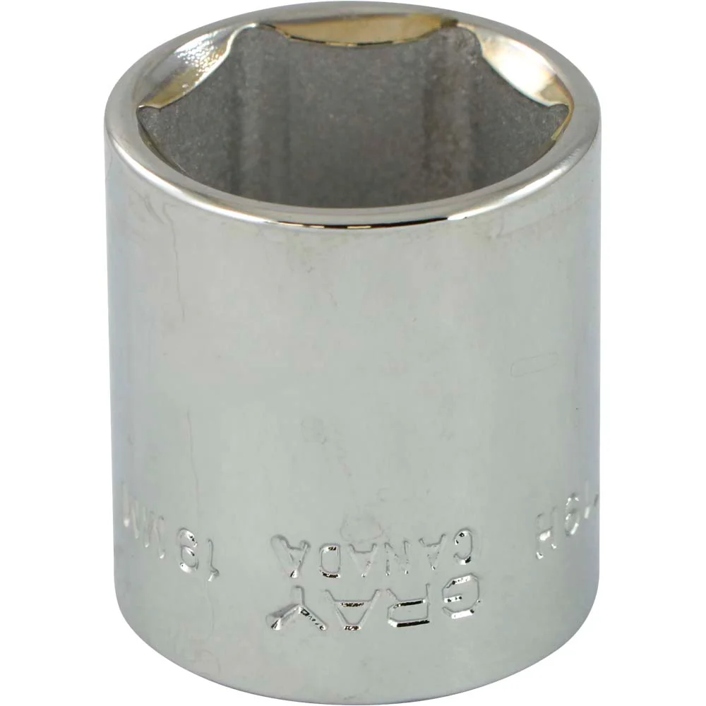 Gray Tools 3/8" Drive 6-Point Metric Standard Length Sockets - Image 8