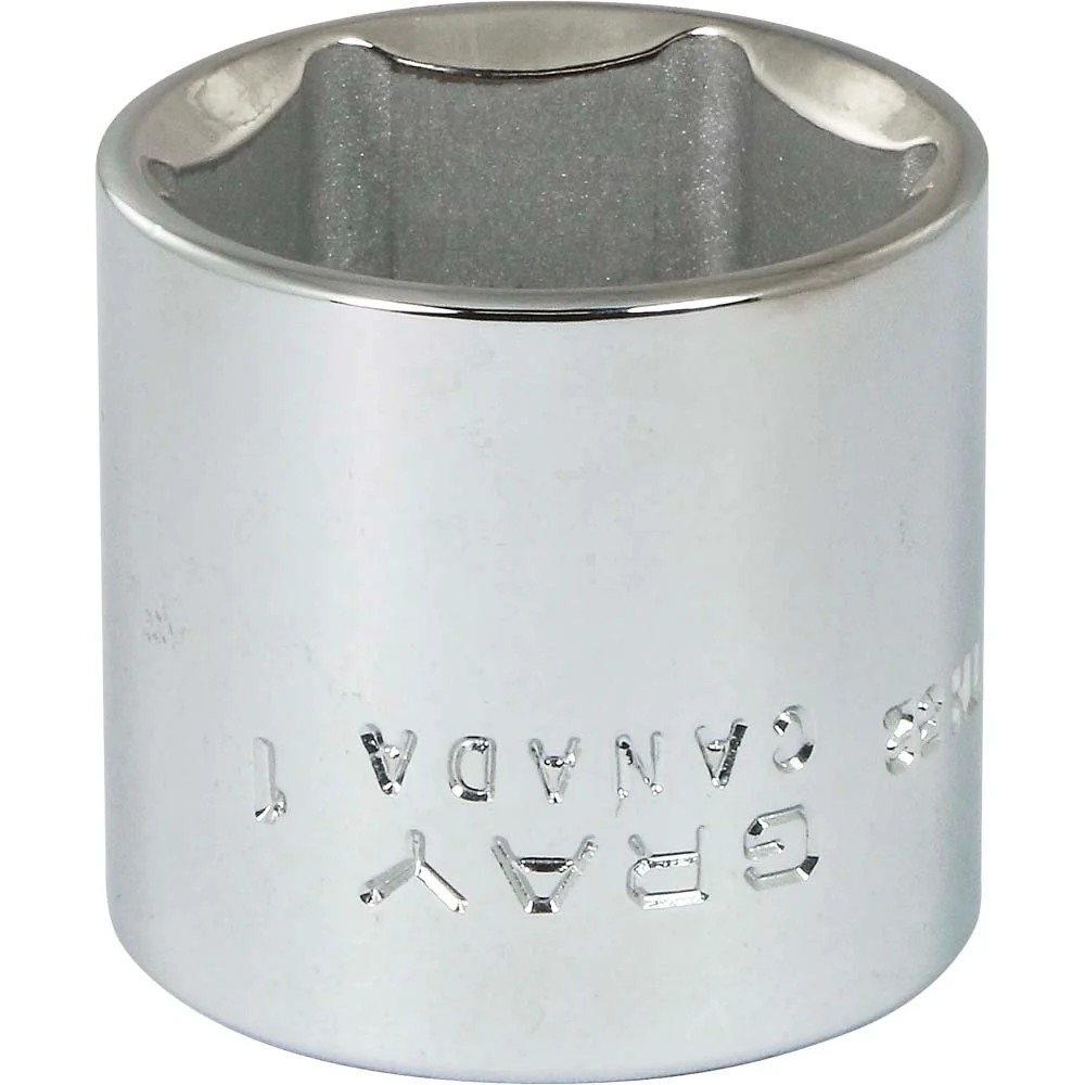 Gray Tools 3/8" Drive 6-Point SAE Standard Length Sockets - Image 6