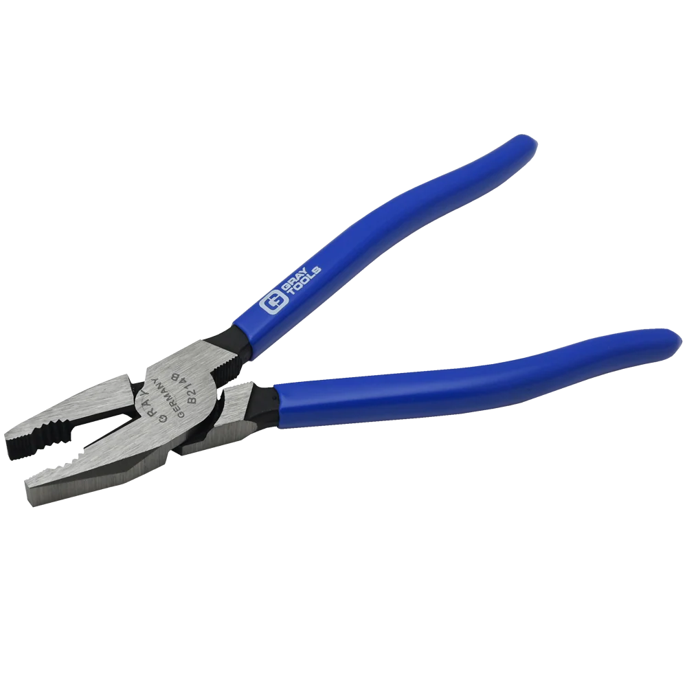 Gray Tools Lineman's Pliers w/ Cutter And Vinyl Grips - Image 6