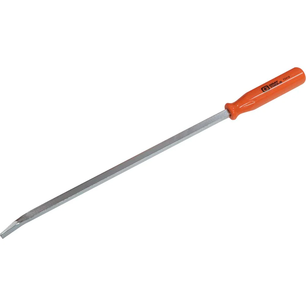 Gray Tools Nickel Plated Curved Screwdriver Handle Pry Bars