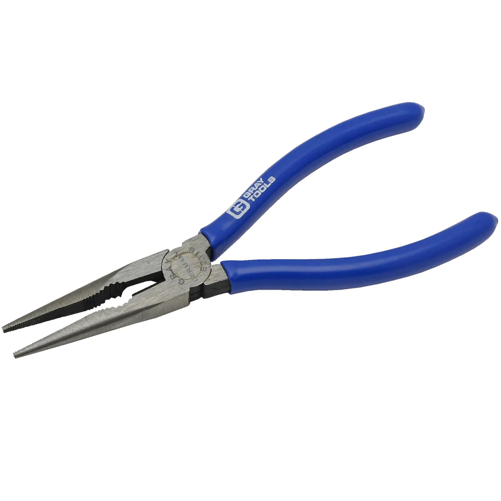 Gray Tools Straight Needle Nose Plier/Cutter w/ Vinyl Grips - Image 3