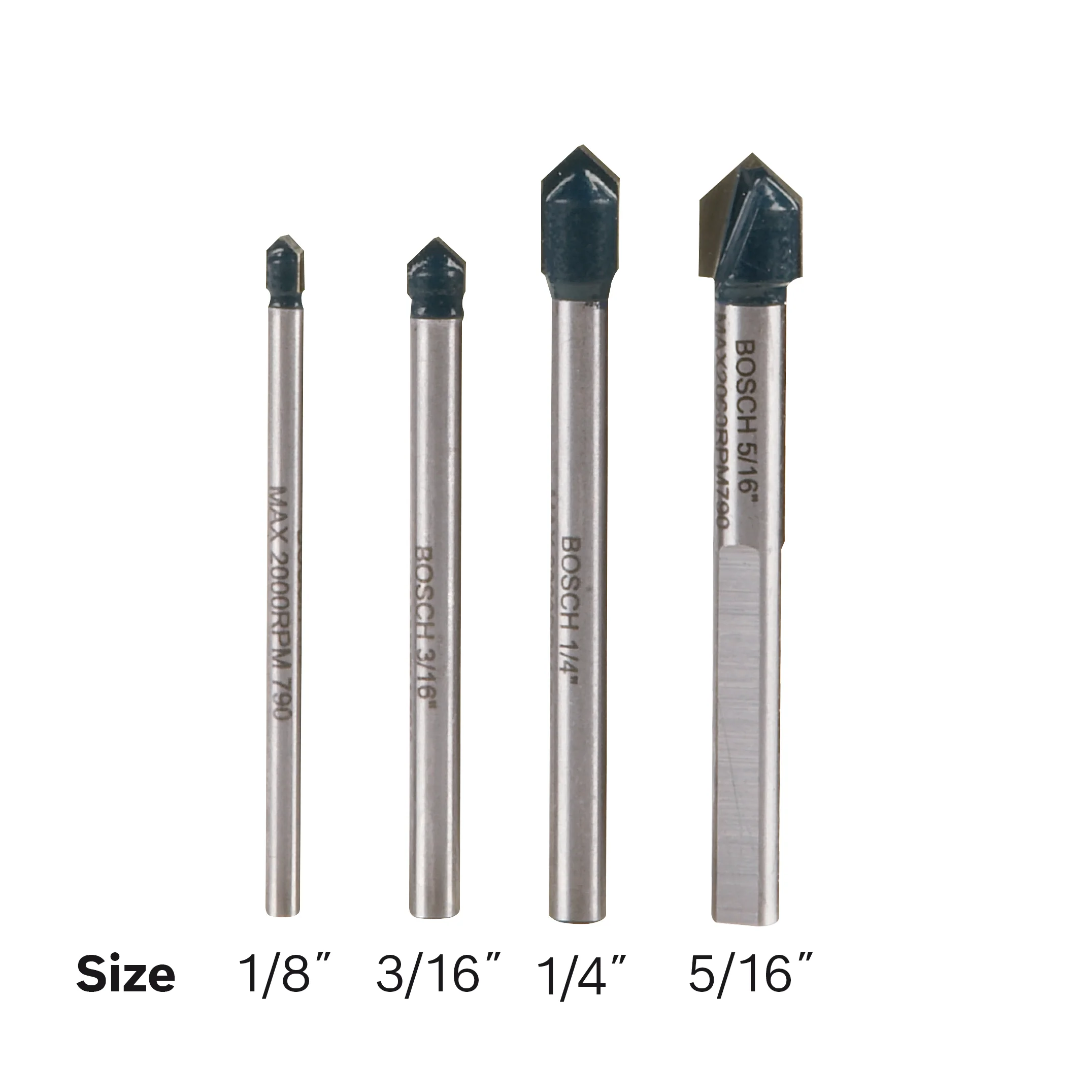 Bosch 4 pc. Glass & Tile Bit Set - Image 6