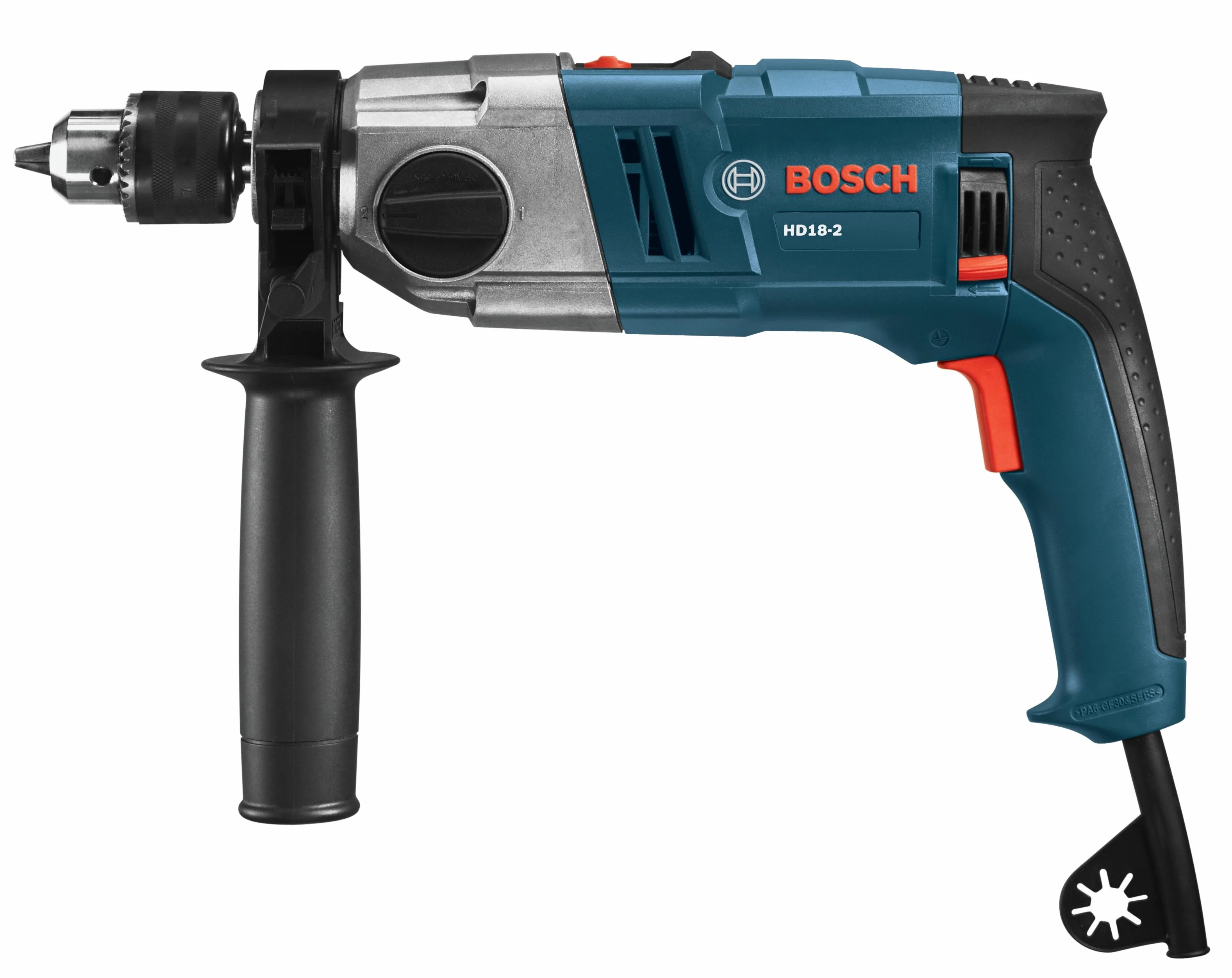 Bosch HD18-2 Two-Speed 1/2" Corded Hammer Drill - Image 6