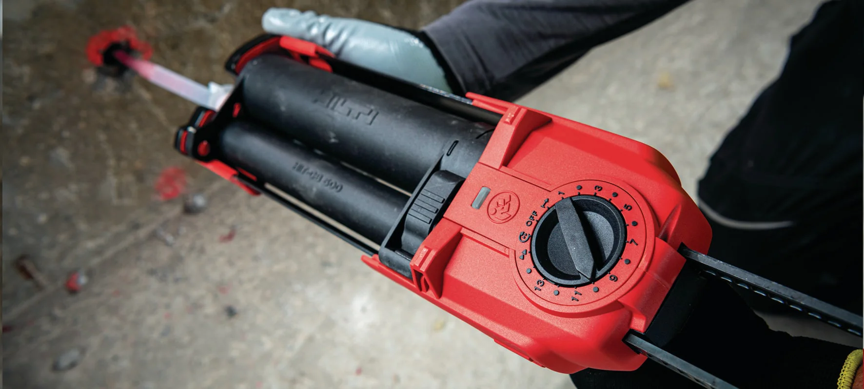 HILTI HDE 500-22 Cordless Adhesive Dispenser - Tool Only - Image 6