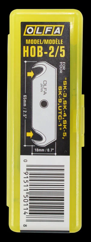 Olfa 5PK HOB Dual-Edge Hook Safety Blade - Image 3