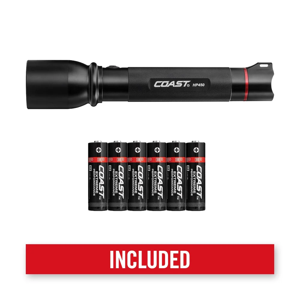 Coast HP450 Pure Beam Focusing LED Flashlight w/ Slide Focus - Image 2