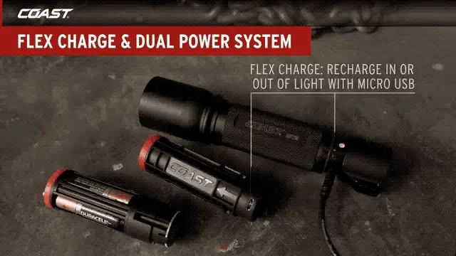 Coast HP7R Rechargeable Long Distance Focusing Flashlight Kit - Image 8
