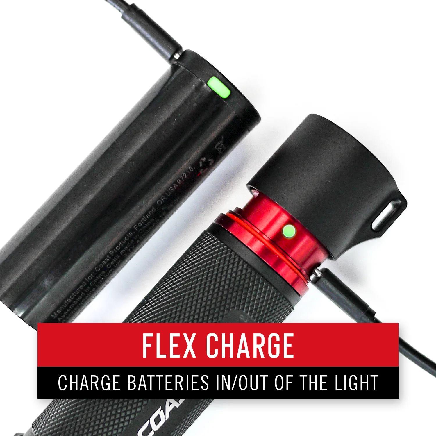Coast HP8R Rechargeable Pure Beam Focusing Flashlight Kit - Image 9